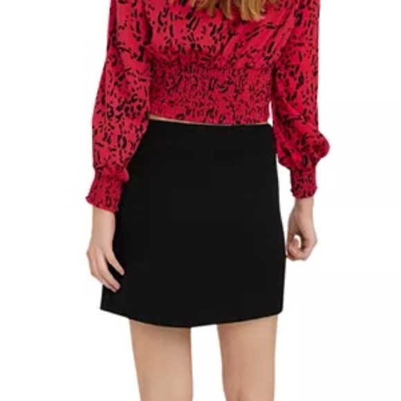 NWT Vero Moda Kasey Rhinestone Fringe Mini Skirt - size S - Picture 2 of 7